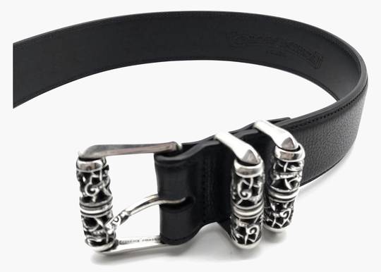 Chrome Hearts Black Roller Belt