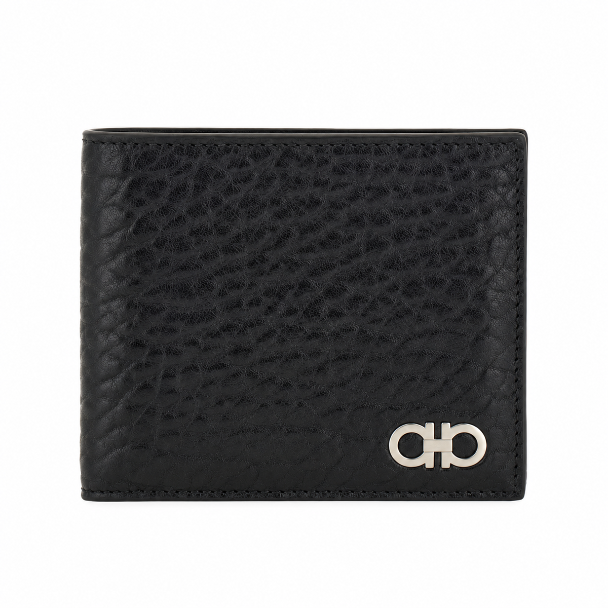 Ferragamo Gancini Wallet — Black