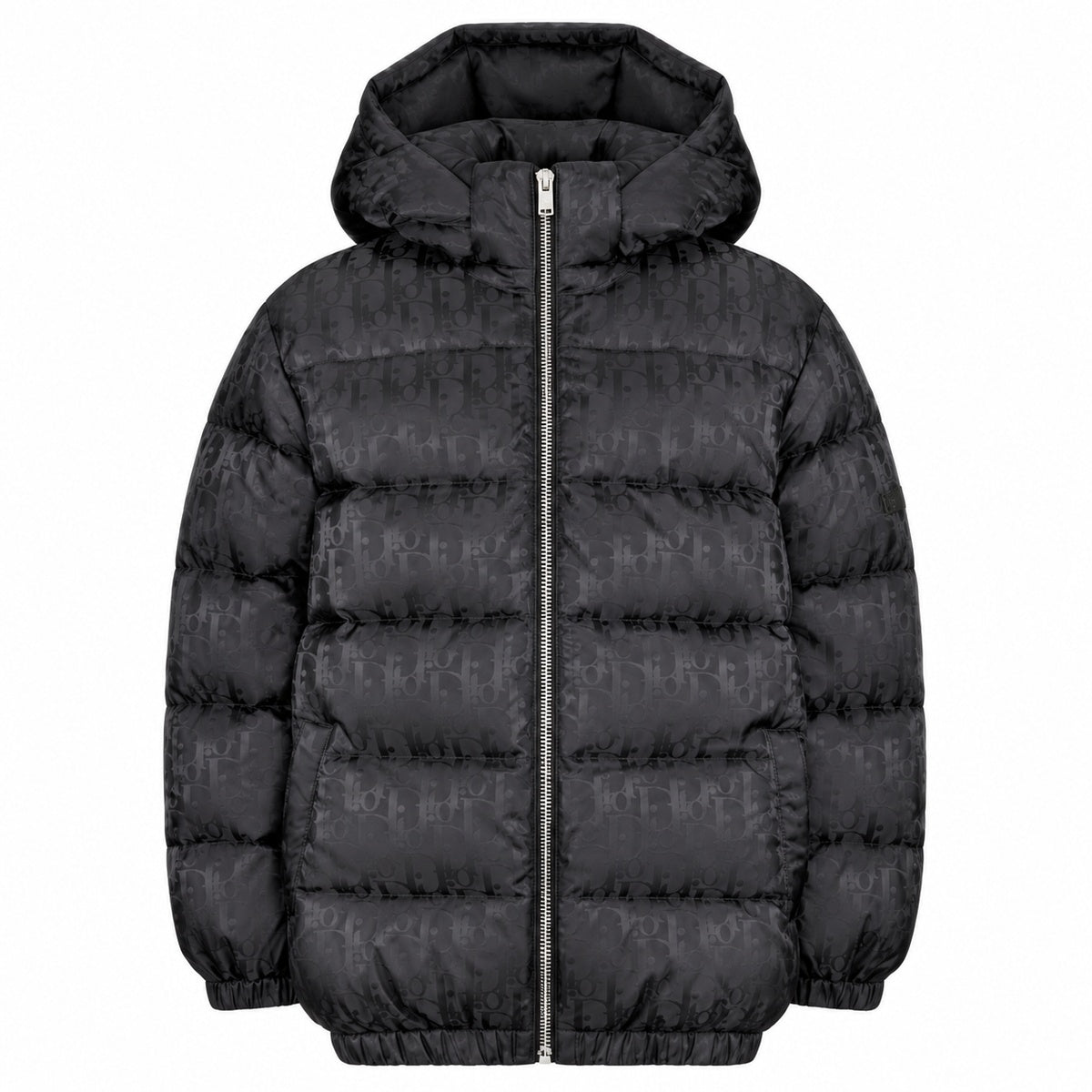 Dior Black Oblique Hooded Puffer Jacket