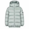 Dior Light Grey Oblique Hooded Puffer Jacket