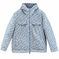 Dior Blue Oblique Hooded Jacket