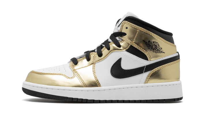Air Jordan 1 Mid Metallic Gold