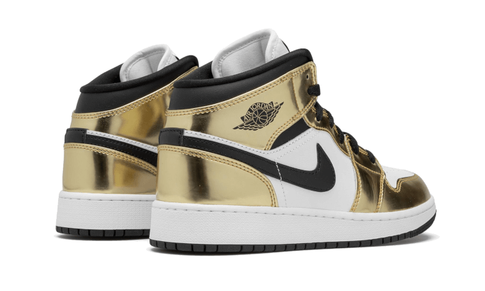 Air Jordan 1 Mid Metallic Gold