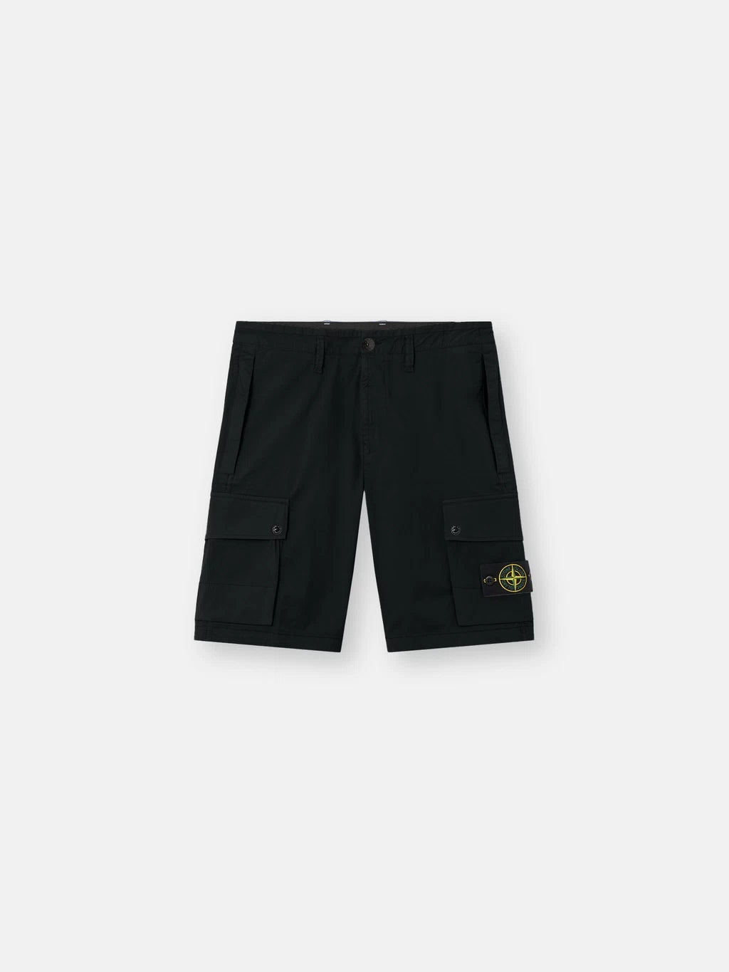 Stone Island L100019 Stretch Organic Cotton Twill Bermuda Shorts