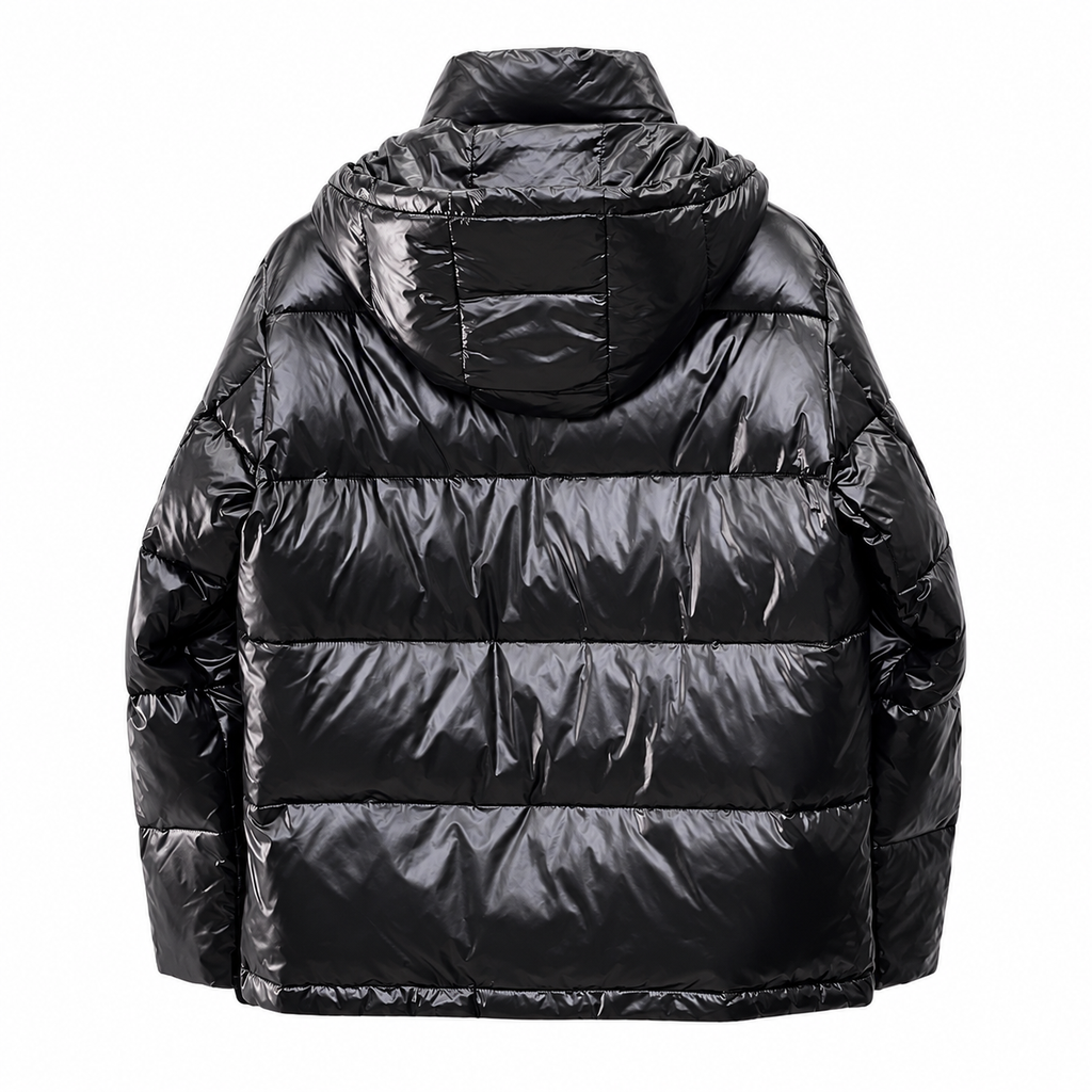 Moncler Big Logo Hooded Jacket – Black