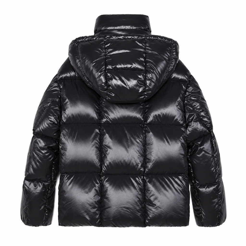 Moncler Contrast Hood Puffer Jacket