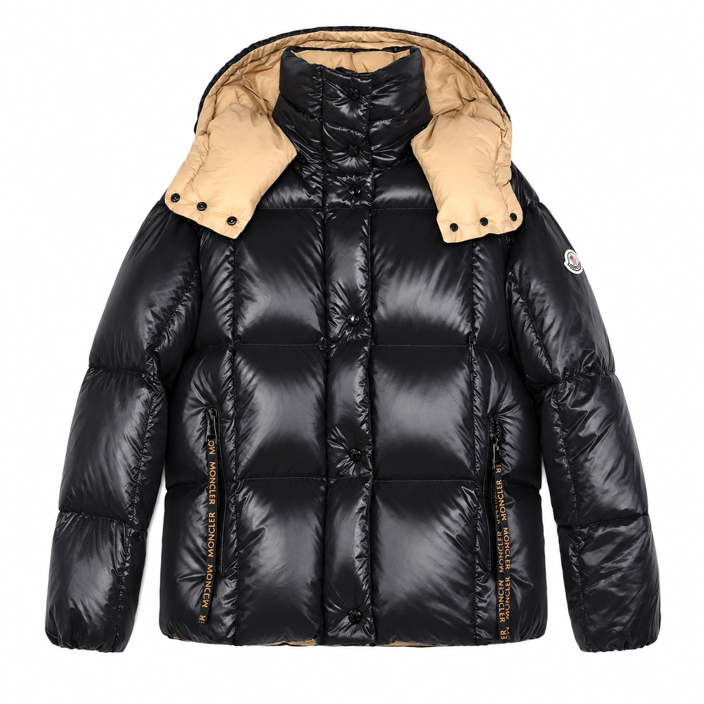 Moncler Contrast Hood Puffer Jacket
