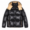 Moncler Contrast Hood Puffer Jacket
