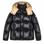 Moncler Contrast Hood Puffer Jacket