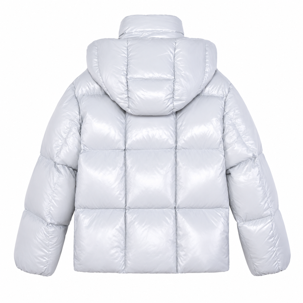 Moncler Contrast Hood Puffer Jacket