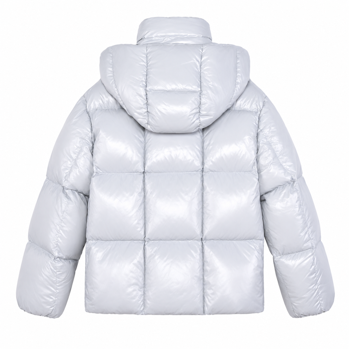 Moncler Contrast Hood Puffer Jacket