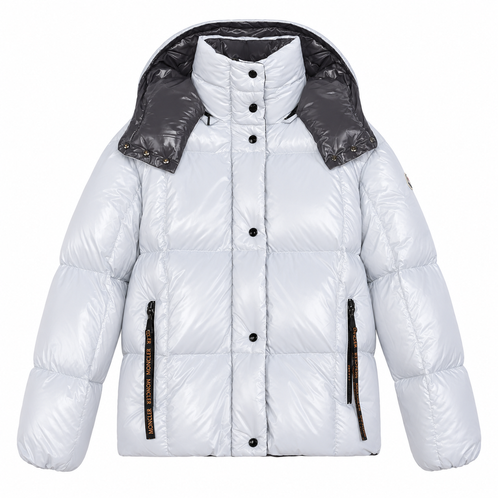 Moncler Contrast Hood Puffer Jacket
