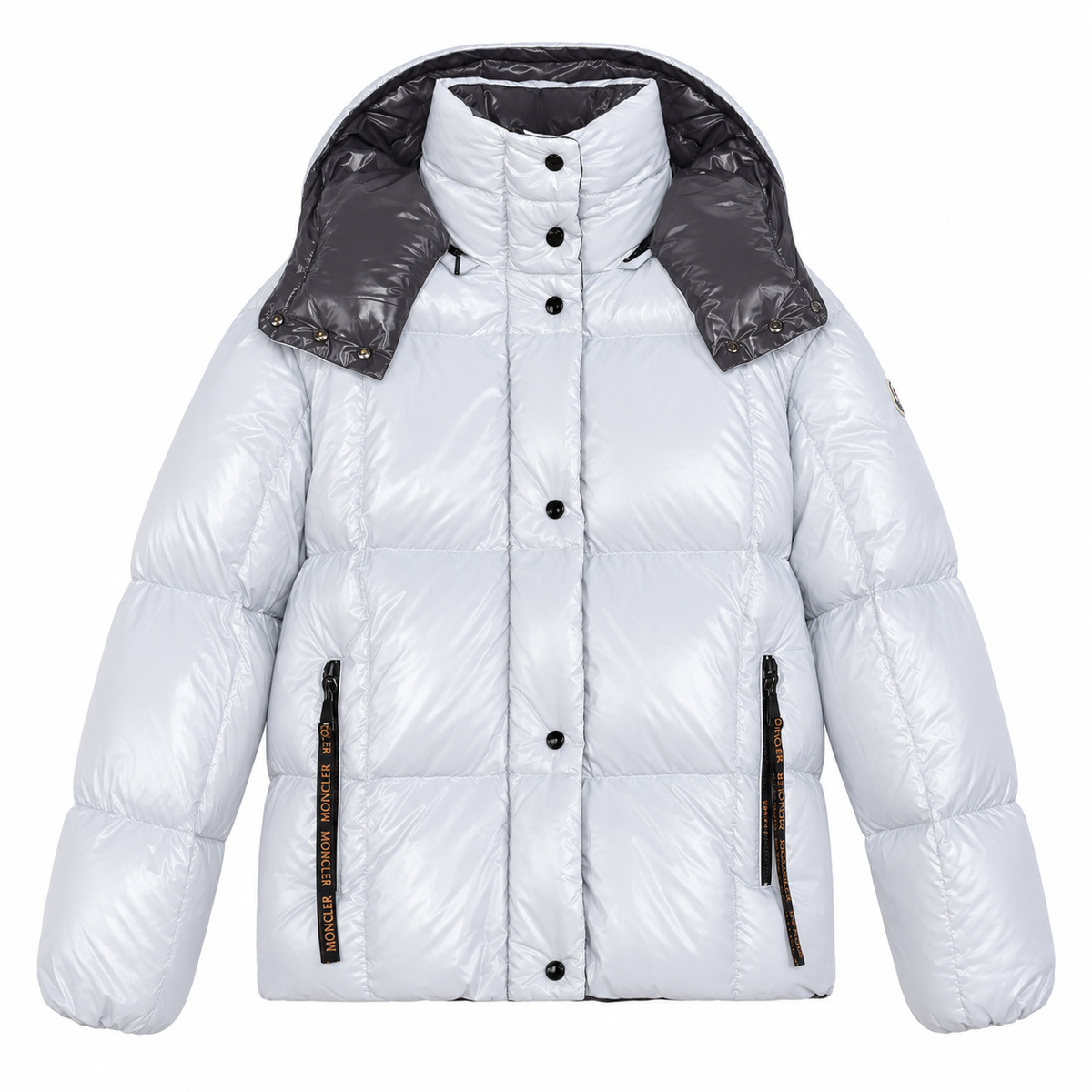 Moncler Contrast Hood Puffer Jacket
