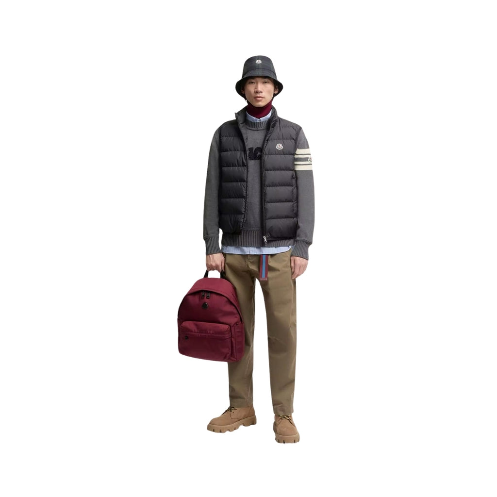Moncler Contrin men's gilet Black – detail