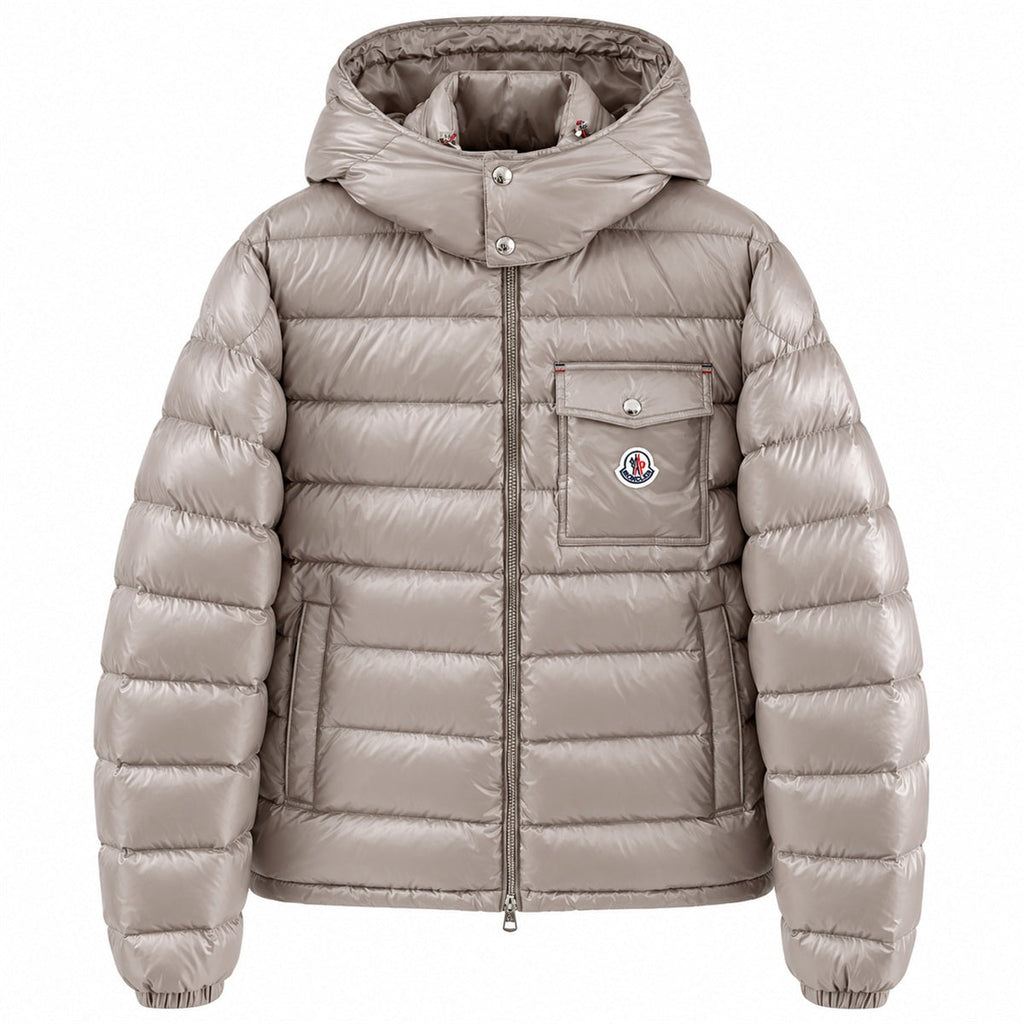 Moncler Chest Pocket Hooded Puffer