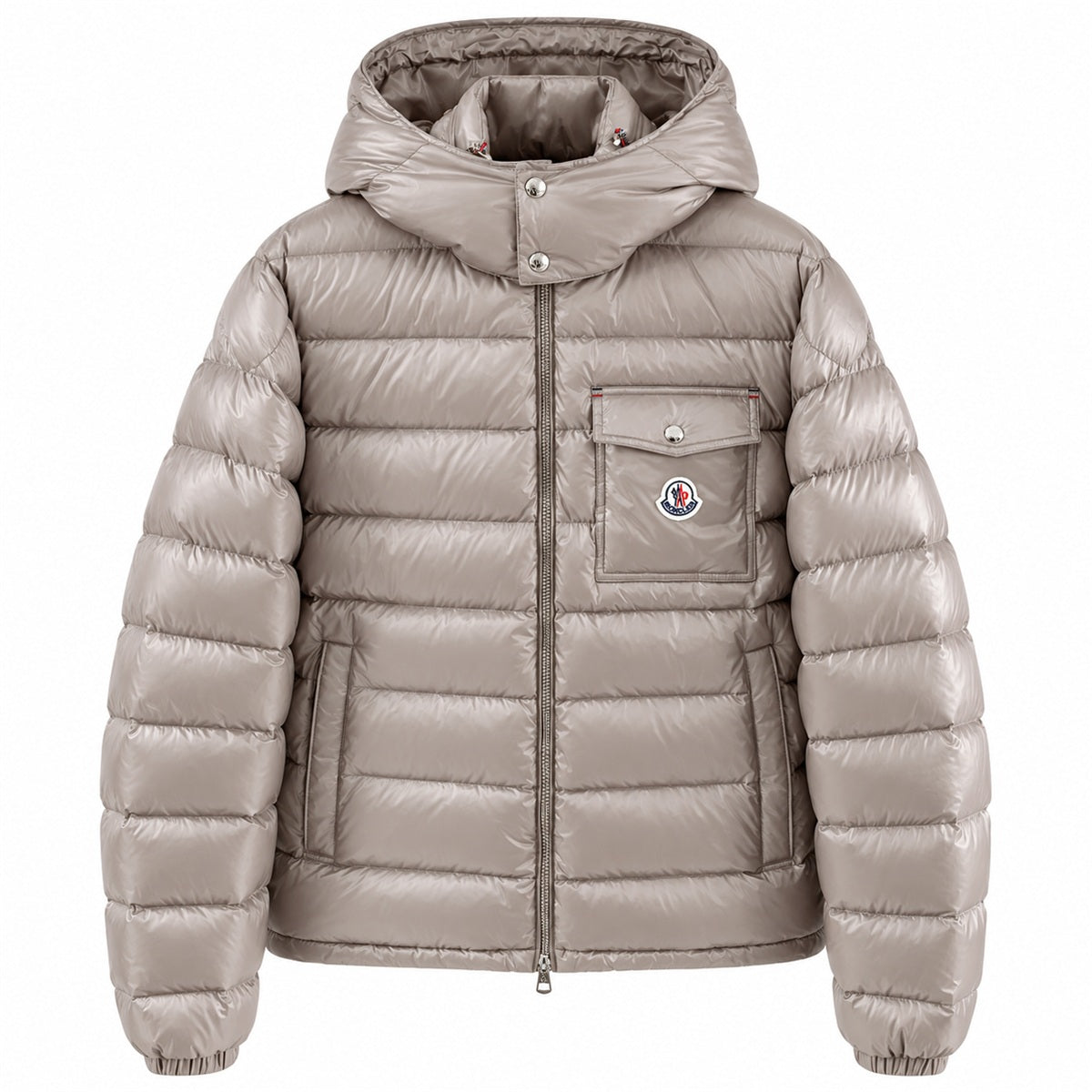 Moncler Chest Pocket Hooded Puffer