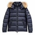 Moncler Fur-Trim Quilted Puffer