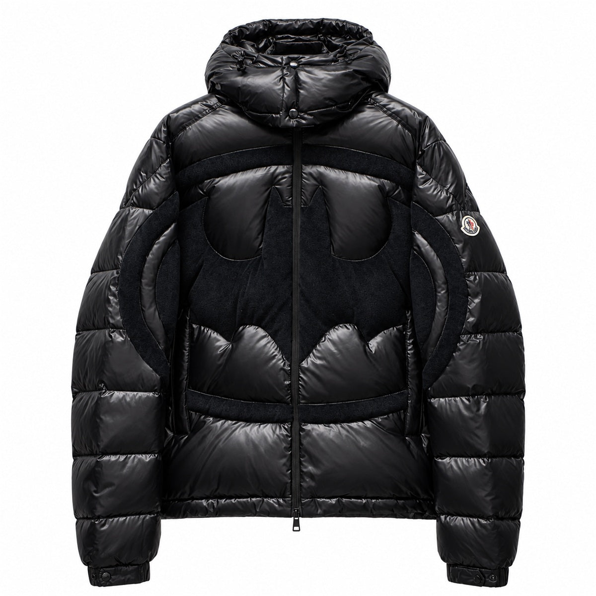 Moncler Graphic Panel Hooded Puffer