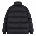 Moncler Big Logo High Collar Puffer Jacket – Black