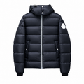 Moncler navy hooded puffer jacket — photo 1