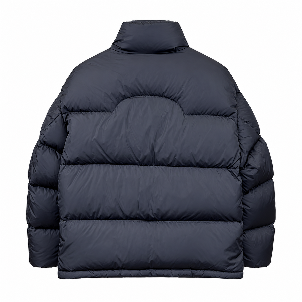 Moncler Palm Emblem Puffer Jacket – Dark Navy