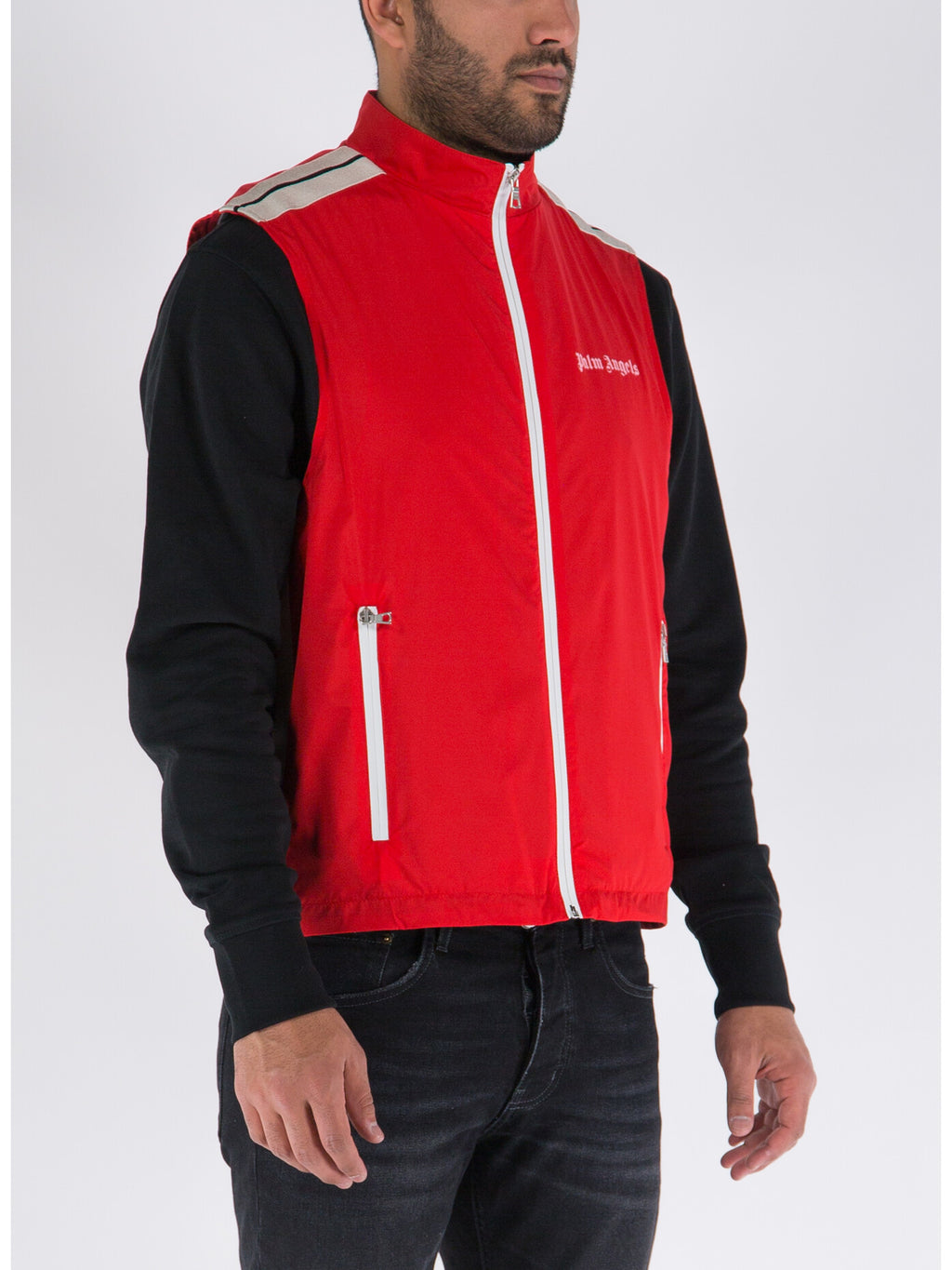 Palm Angels Classic Logo men's Red gilet – view 4