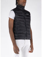 Palm Angels Classic Logo Puffer Gilet — Black — view 4