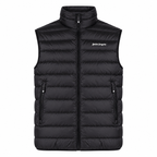 Palm Angels Classic Logo Puffer Gilet — front view, white background