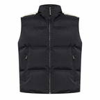Palm Angels Stand-Collar Insulated Gilet — Black — view 1