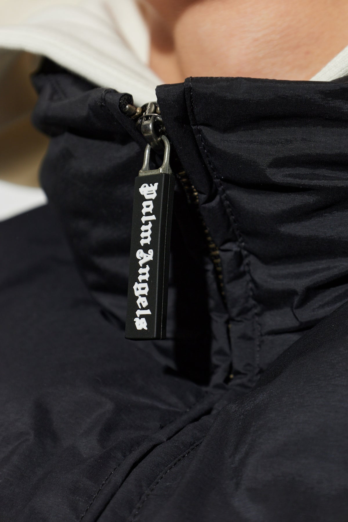 Palm Angels Stand-Collar Insulated Gilet — Black — view 5