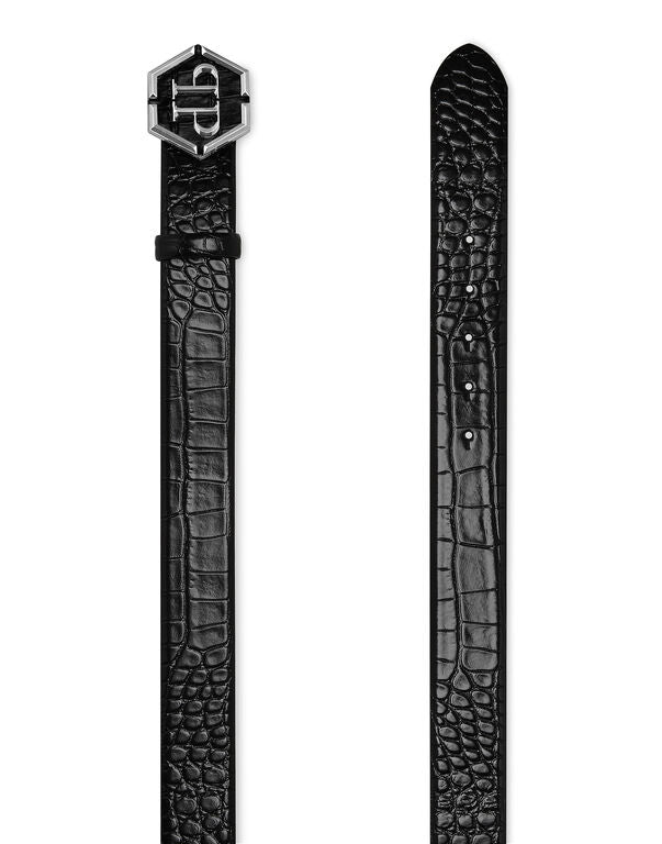 Philipp Plein Hexagon Belt — Black