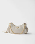 Prada Re-Edition 2005 Saffiano Talco — front view