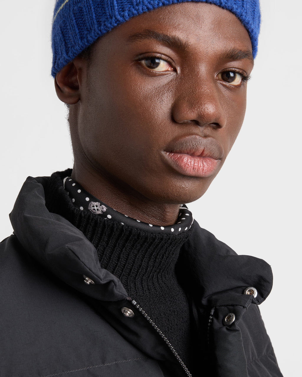 Prada Technical Fabric Down Gilet — Black — view 4