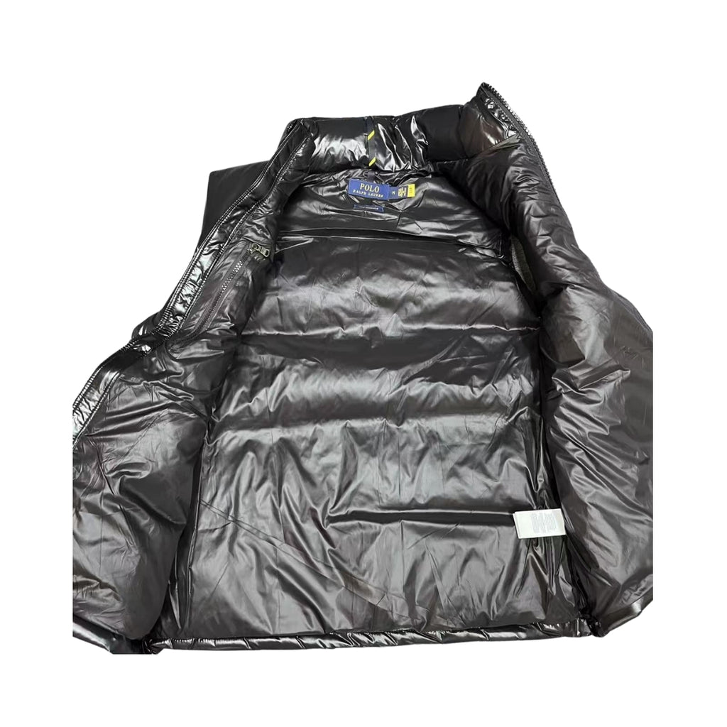 Ralph Lauren Glossy Puffer Gilet Black – product view 4