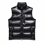 Ralph Lauren Glossy Puffer Gilet — front view, white background
