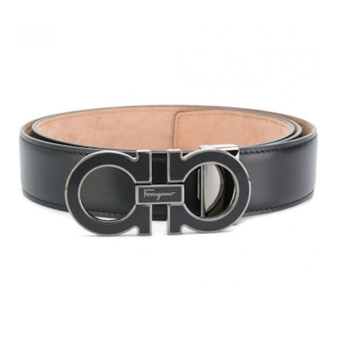 Ferragamo Reversible Adjustable Gancini Belt