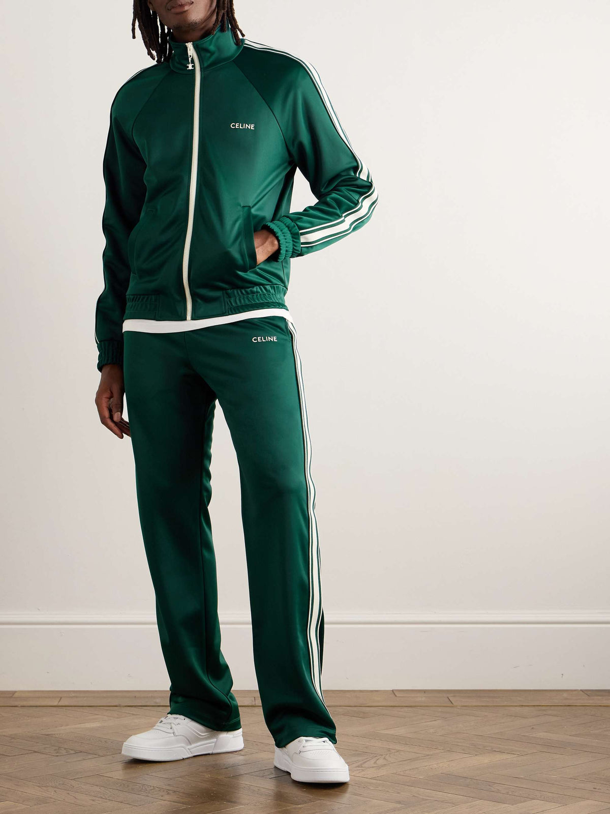 Celine Striped Track Set