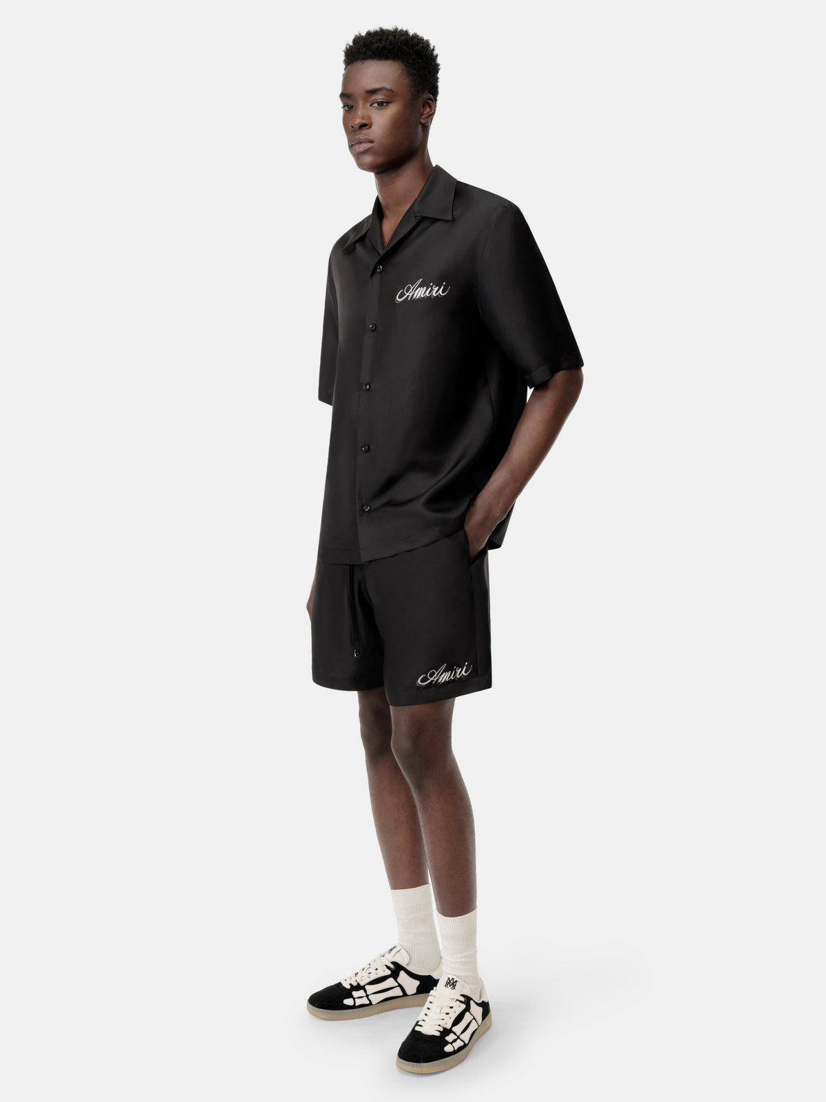 Amiri Logo Shirt and Shorts Set